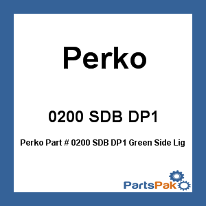 Perko 0200 SDB DP1; Green Side Light