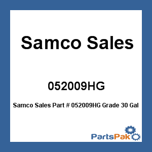Samco Sales 052009HG; Grade 30 Galvanized Chain 3/16X250