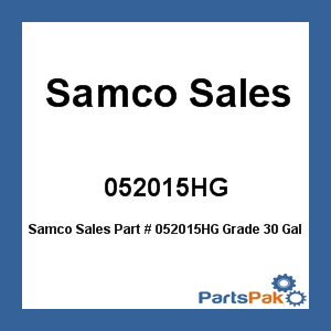 Samco Sales 052015HG; Grade 30 Galvanized Chain 3/8X63