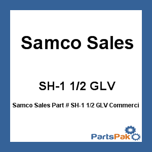 Samco Sales SH-1 1/2 GLV; Commercial Grade Anchor Shackle