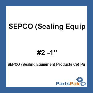 SEPCO (Sealing Equipment Products Co) Style 2 (1 inch); Flax Package 10 Lb Box 1 Inch