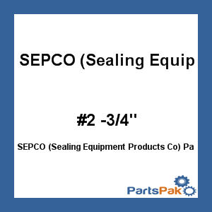 SEPCO (Sealing Equipment Products Co) Style 2 (3/4 inch); Flax Package 10 Lb Box 3/4 Inch