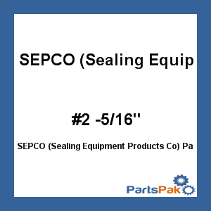 SEPCO (Sealing Equipment Products Co) Style 2 (5/16); Flax Package 10 Lb Box 5/16 Inch