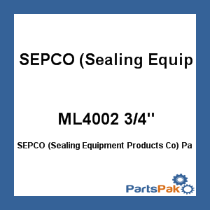 SEPCO (Sealing Equipment Products Co) ML4002 3/4; Gfo Marine Package 3/4 Inch 10 Lb