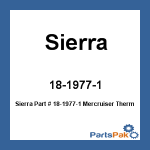 Sierra 18-1977-1; Mercruiser Thermostat Housing
