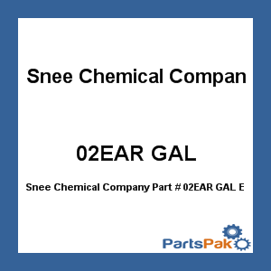 Snee Chemical Company 02EAR GAL; Endall Rust Converter/Pr