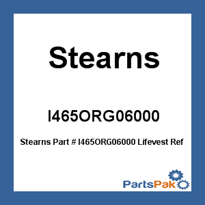 Stearns I465ORG06000; Lifevest Ref III Orange Xxl