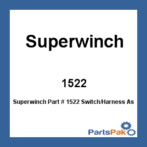 Superwinch 1522; Switch/Harness Assm X-1