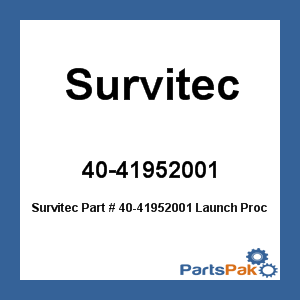 Survitec 40-41952001; Launch Proc Ferryman