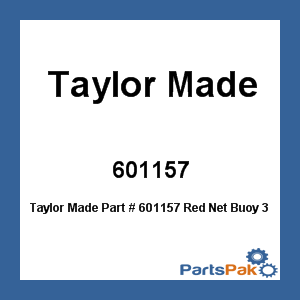 Taylor Made 601157; Red Net Buoy 34 Inch