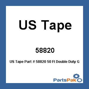 US Tape 58820; 50 Ft Double Duty Gauging Tpe