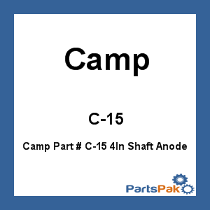 Camp C-15; 4In Shaft Anode