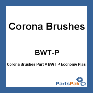 Corona Brushes BWT-P; Economy Plastic Tray