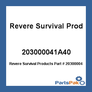 Revere Survival Products 203000041A40; Whistle (40P) Orange Cj