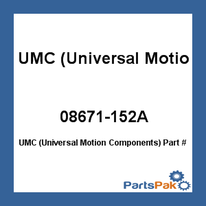 UMC (Universal Motion Components) 08671-152A; Roller Button 1 Inch Wire