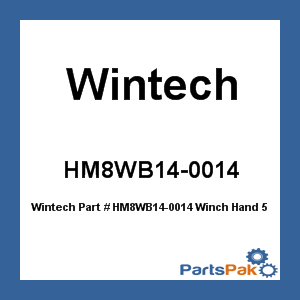 Wintech HM8WB14-0014; Winch Hand 5Ton W/Stand