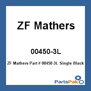 ZF Mathers 00450-3L; Single Black Control
