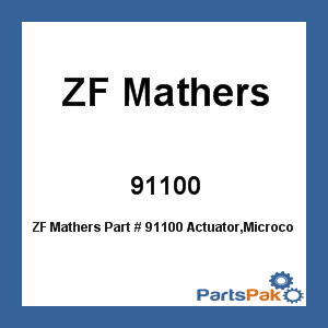 ZF Mathers 91100; Actuator,Microcommand