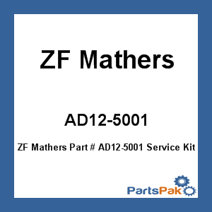 ZF Mathers AD12-5001; Service Kit Ad12-5000