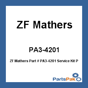 ZF Mathers PA3-4201; Service Kit Pa3-4200