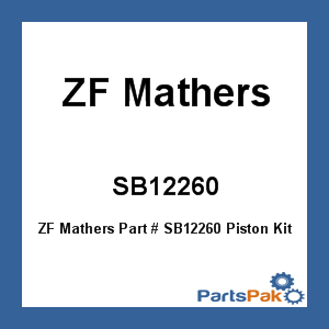 ZF Mathers SB12260; Piston Kit