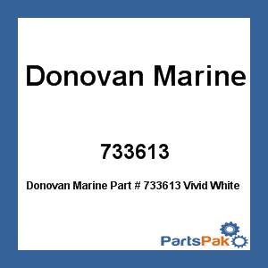 Donovan Marine 733613; Vivid White Quart