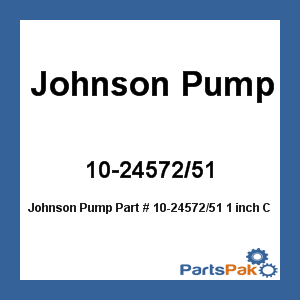 Johnson Pump 10-24572/51; 1 inch Cooling Pump