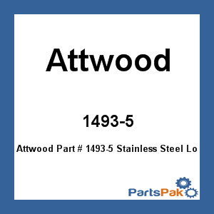Attwood 1493-5; Stainless Steel Louvered Vent (6)