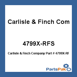 Carlisle & Finch Company 4799X-RFS; Control Station