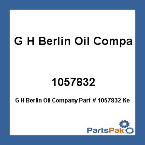 G H Berlin Oil Company 1057832; Kendall 15W40 Fs 5G