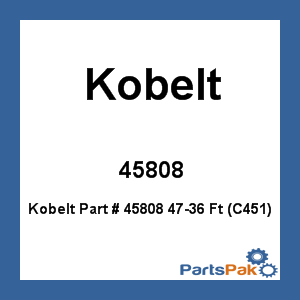 Kobelt 45808-36; 47-36 Ft (C451)