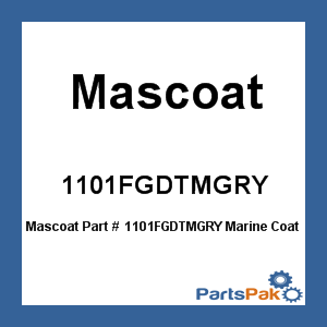 Mascoat 1101FGDTMGRY; Marine Coat -Dtm Gry 5 Gallon