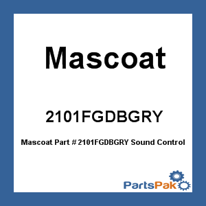 Mascoat 2101FGDBGRY; Sound Control-Db Gry 5 Gallon