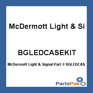 McDermott Light & Signal BGLEDCASEKIT-STERN-NOBAT; Stern Magnetic-Pe Navigation Light (No battery) Barge