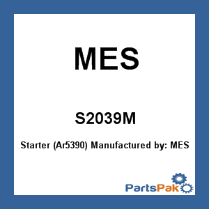 MES S2039M; Starter (Ar5390)