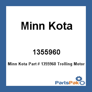 Minn Kota 1355960; Trolling Motor Edge 55/Fc-45 L&D W/Mk-106D