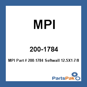 MPI 200-1784; Softwall 12.5X1-7/8
