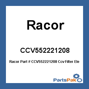 Racor CCV552221208; Ccv Filter Element 50Cfm