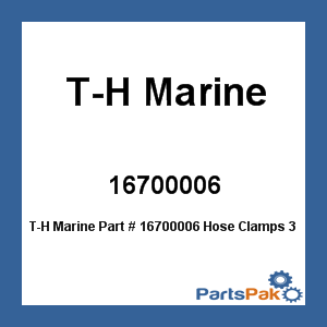 T-H Marine 16700006; Hose Clamps 3/8 Inch -100/Bag