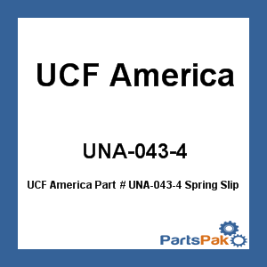 UCF America UNA-043-4; Spring Slipper 1000#