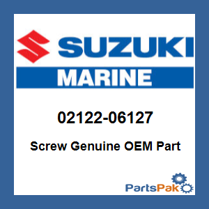 Suzuki 02122-06127 Screw; 02122-06127-000