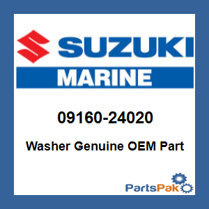 Suzuki 09160-24020 Washer; 09160-24020-000
