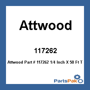 Attwood 117262; 1/4 Inch X 50 Ft Twisted Nylon Rope