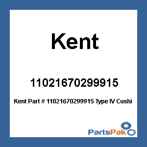 Kent 11021670299915; Type IV Cushion Marine Max