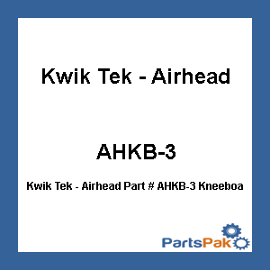 Kwik Tek - Airhead AHKB-3; Kneeboard Wake Shaker Orange