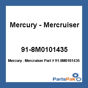 Quicksilver 91-8M0101435; Pump & Lube Mercury Packaging Replaces Mercury / Mercruiser