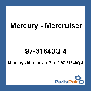 Quicksilver 97-31640Q 4; Anode Kit -Trim Tab-Outboard & Mc Replaces Mercury / Mercruiser