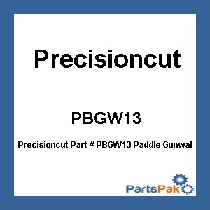 Precisioncut PBGW13; Paddle Gunwale Tie-Down 13 Ft