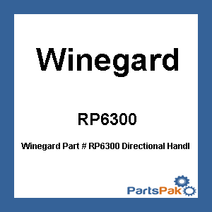 Winegard RP6300; Directional Handle White