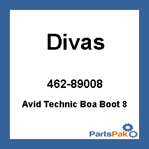 Divas 462-89008; Avid Technic Boa Boot 8